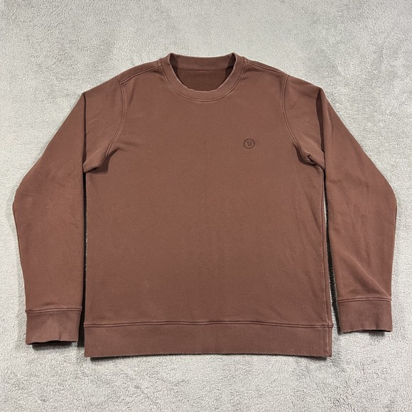 Vuori Other - Vuori Cypress Crew Sweatshirt Mens Large Brown Sweater V255 French Terry